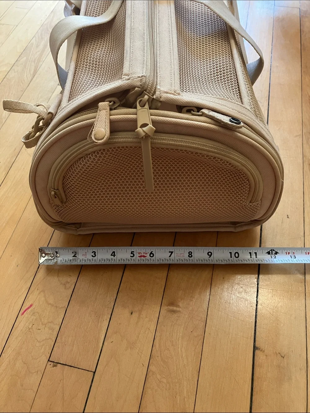 Wild One Airline Soft Mesh Beige Tan Small Pet Carrier 18 Inches